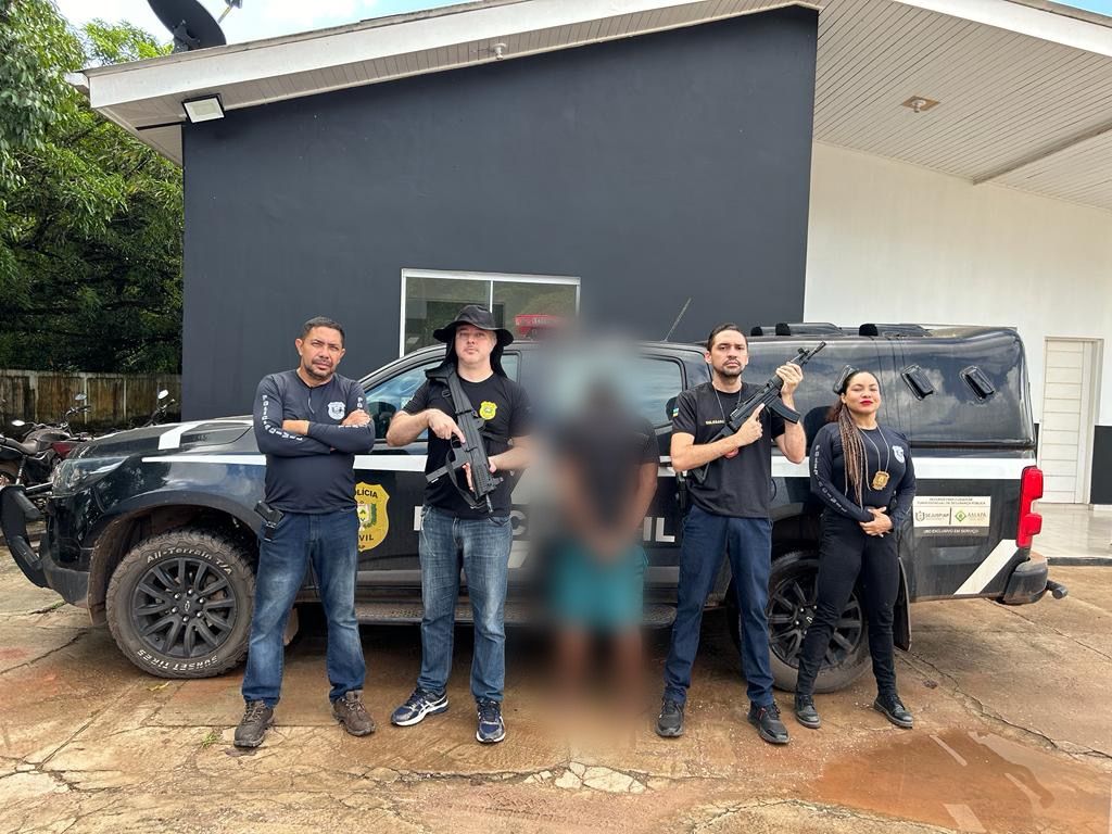 EM CALÇOENE, POLÍCIA CIVIL PRENDE FORAGIDO DA JUSTIÇA PARAENSE CONDENADO JUDICIALMENTE PELA PRÁTICA DO CRIME DE TRÁFICO DE DROGAS
